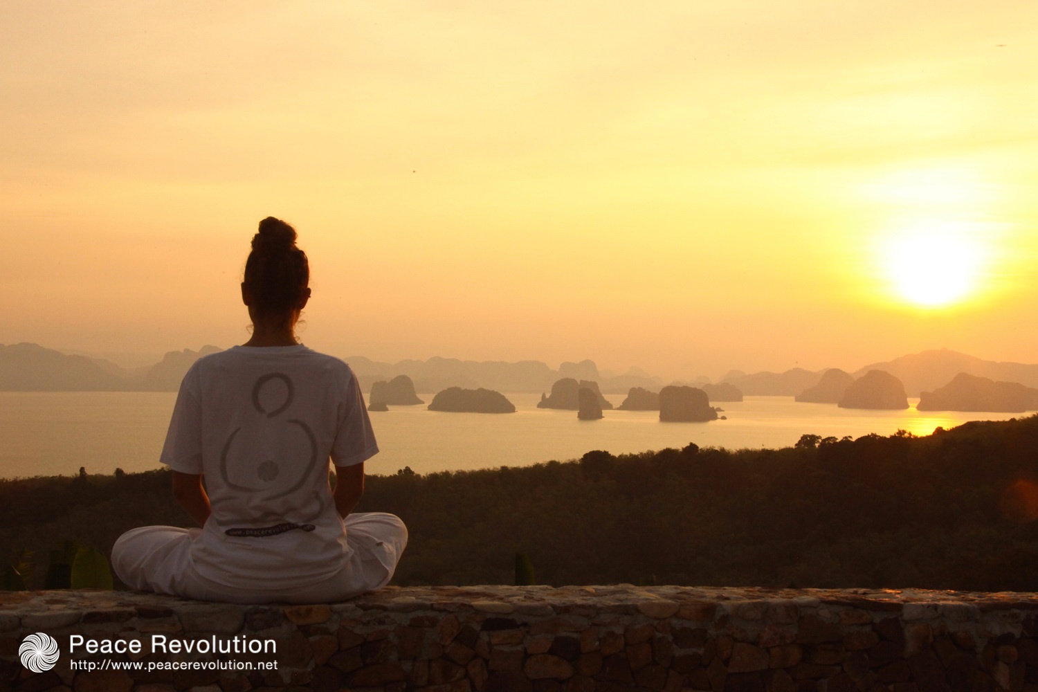 Fernanda, a peace agent, is meditating on Yao Noi Island.
