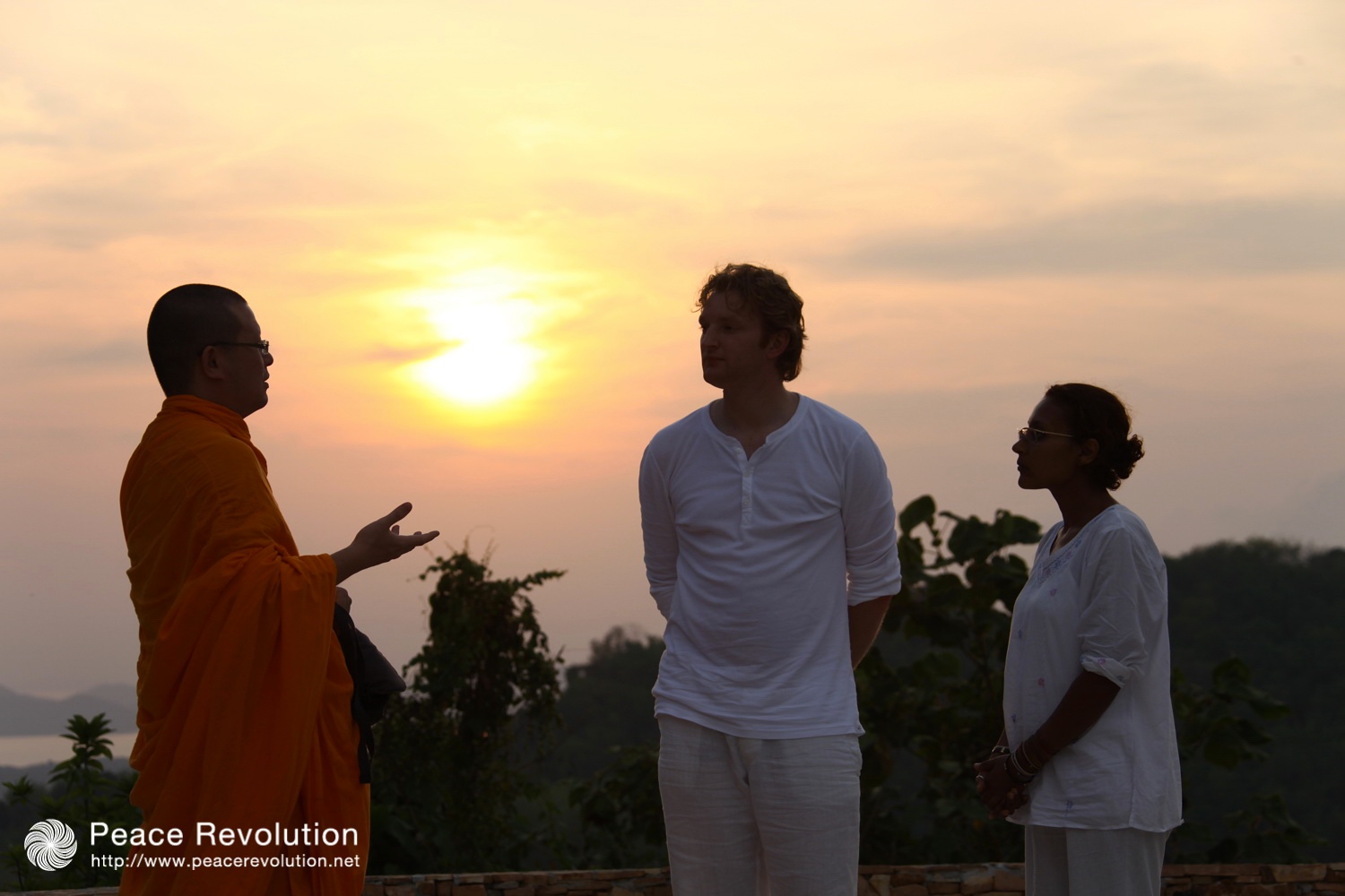 Spiritual dialogue with a teaching monk