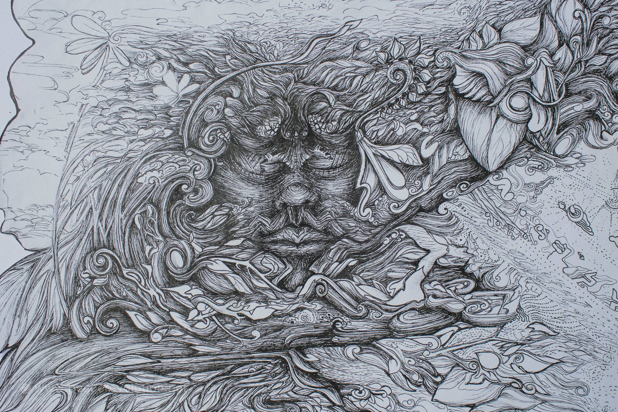 A drawing from Artistic Meditation Retreat