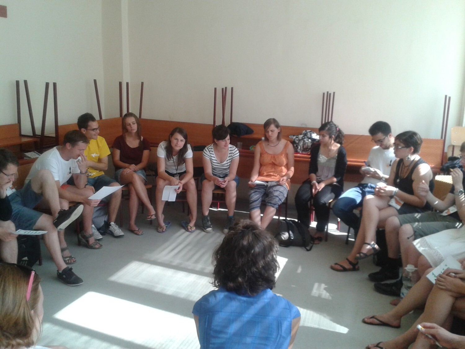 Meditation session during the Leadership Summer School 2013.