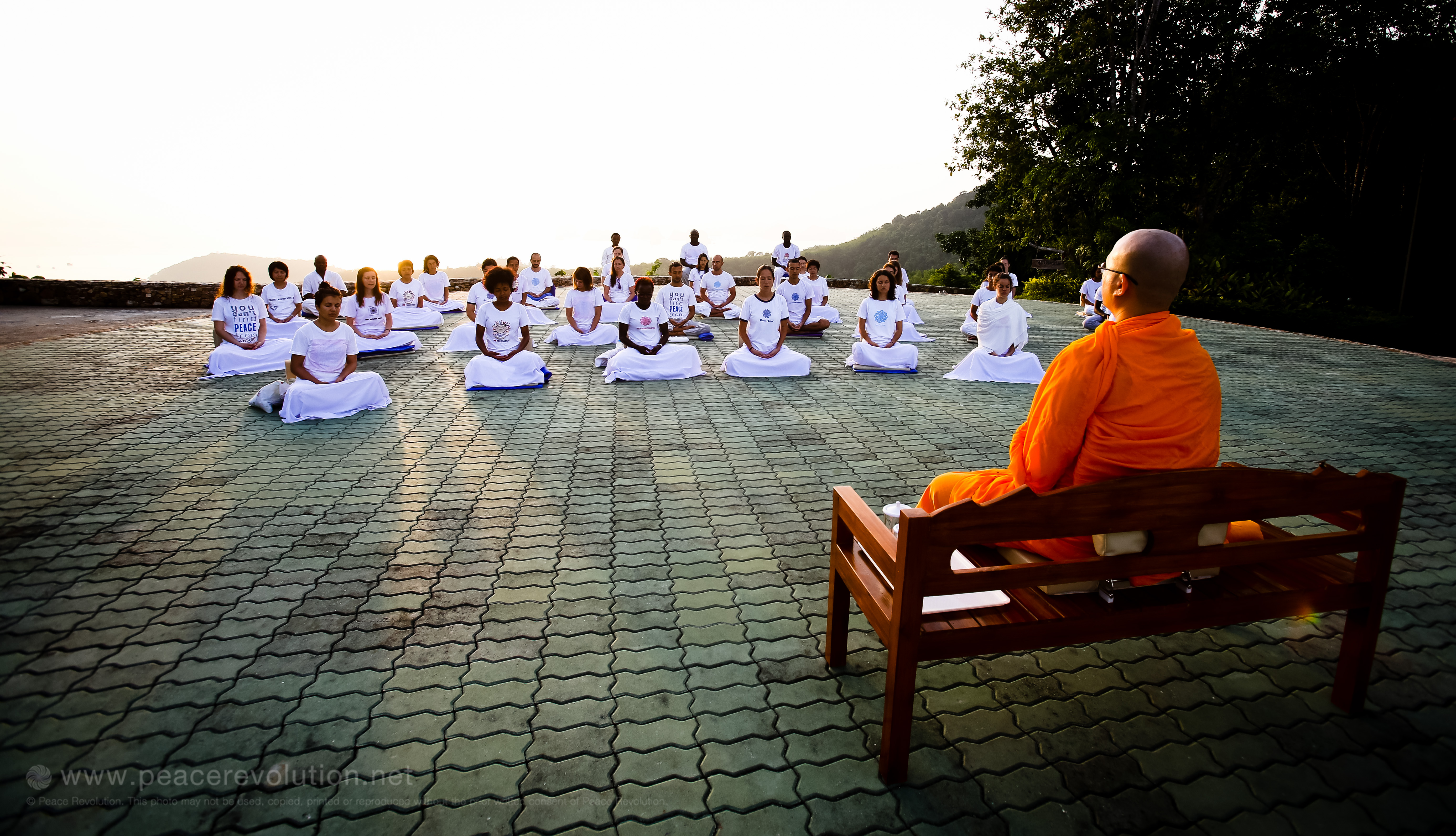 Meditation serves as the foundation of the training program.