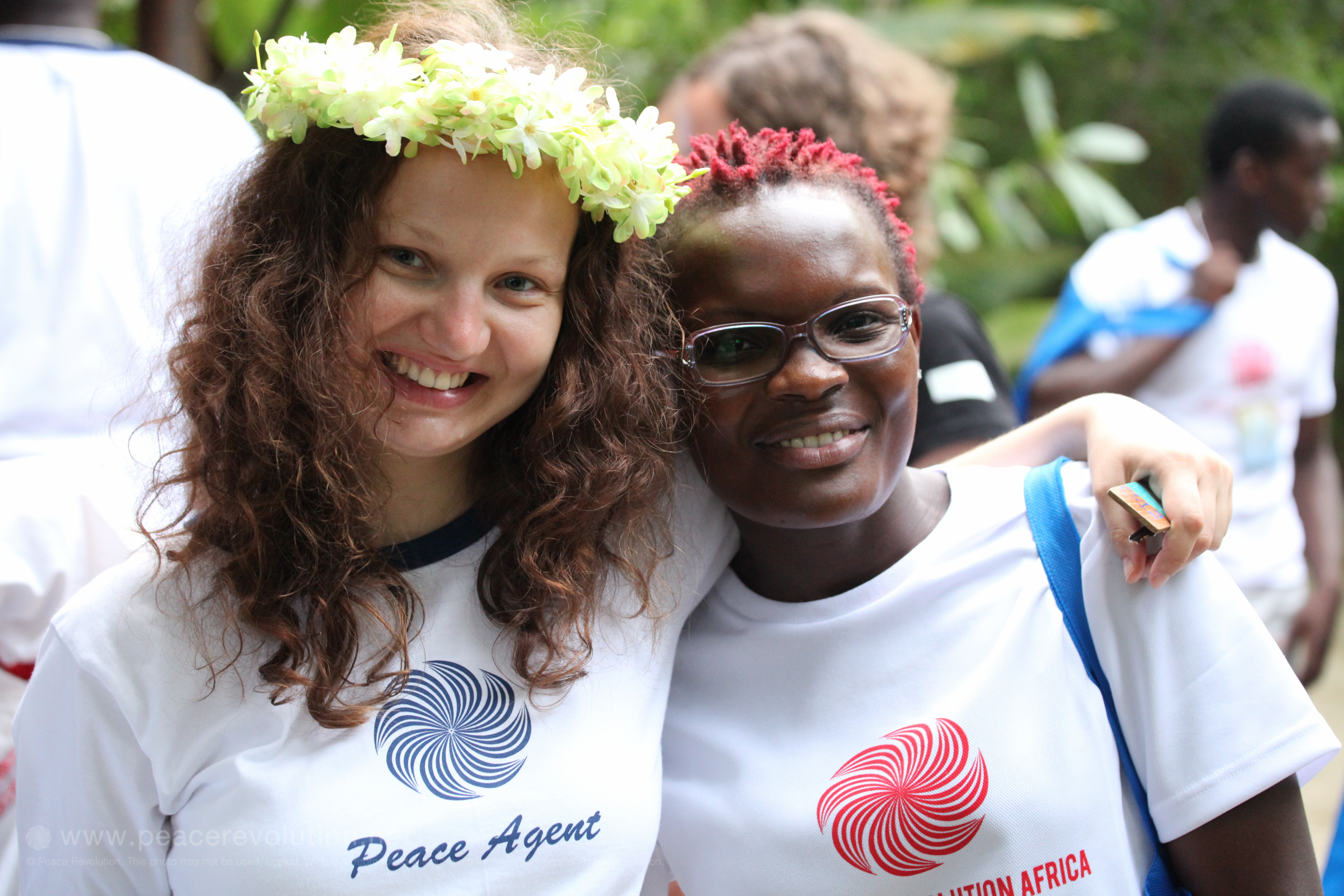 Meeting beautiful people from all over the world.