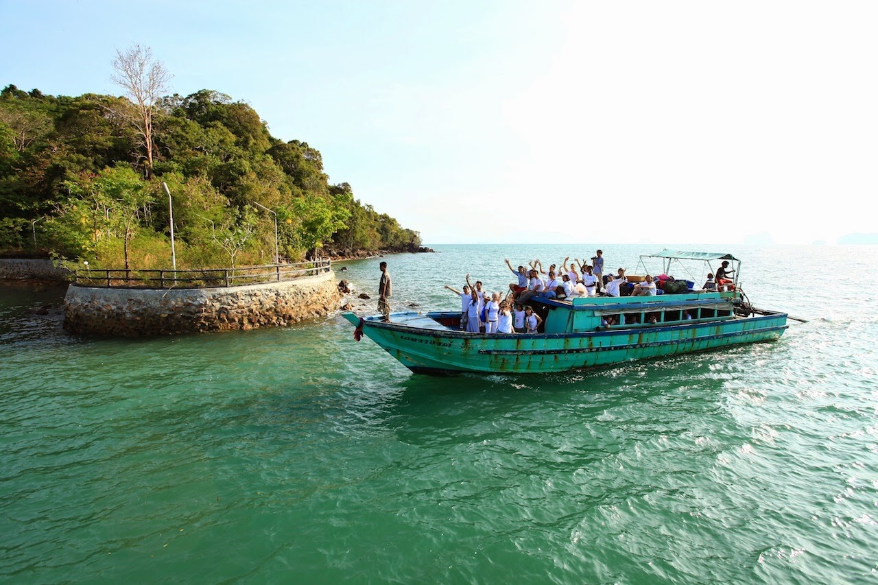 Tania arrives at Yao Noi Island in Thailand.