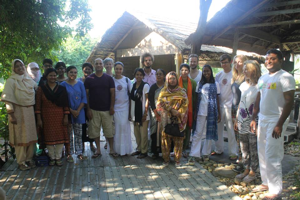Participants of Peace Revolution Meditation Retreat in Cox's Bazar