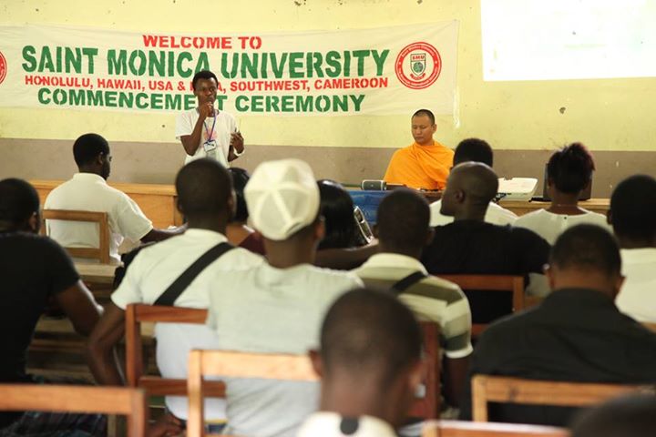 Peace Revolution PIPO at Saint Monica University in Cameroon