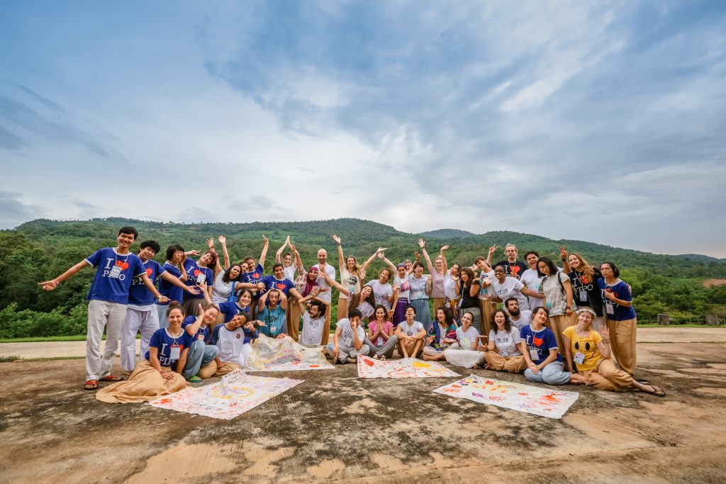 Participants and staff of Artistic Meditation Retreat 2016