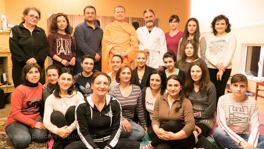 Meditation in Yoga and Pilates studio in Vanadzor