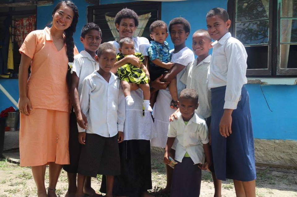 In Fiji, people may not be a real family, but they love and help each other as one big family.