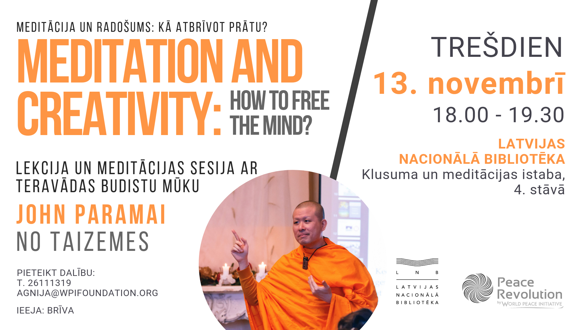 Monk John visiting Latvia