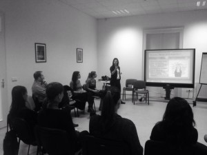 Manuela presenting Inner Peace