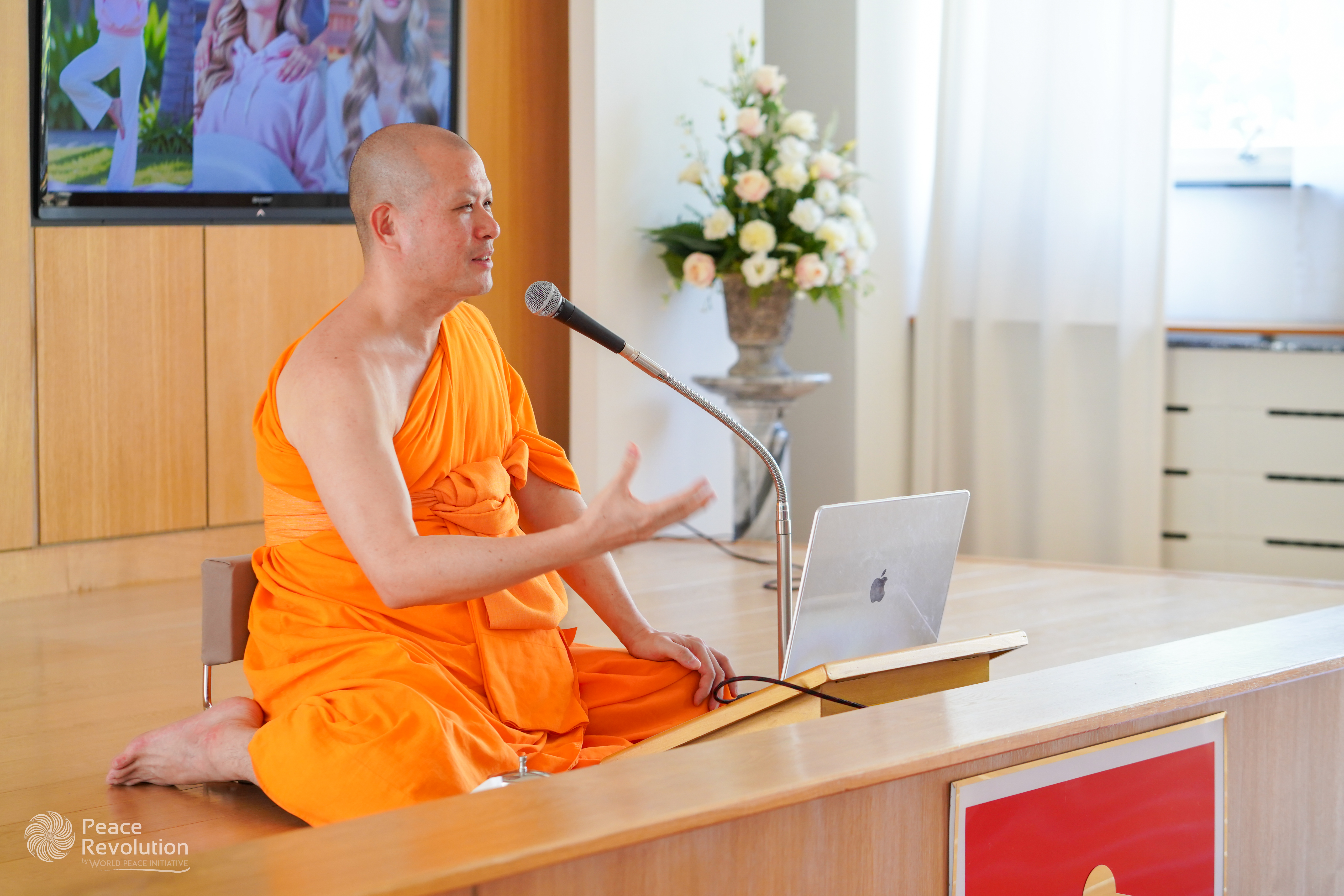 Meditation Teacher and Student