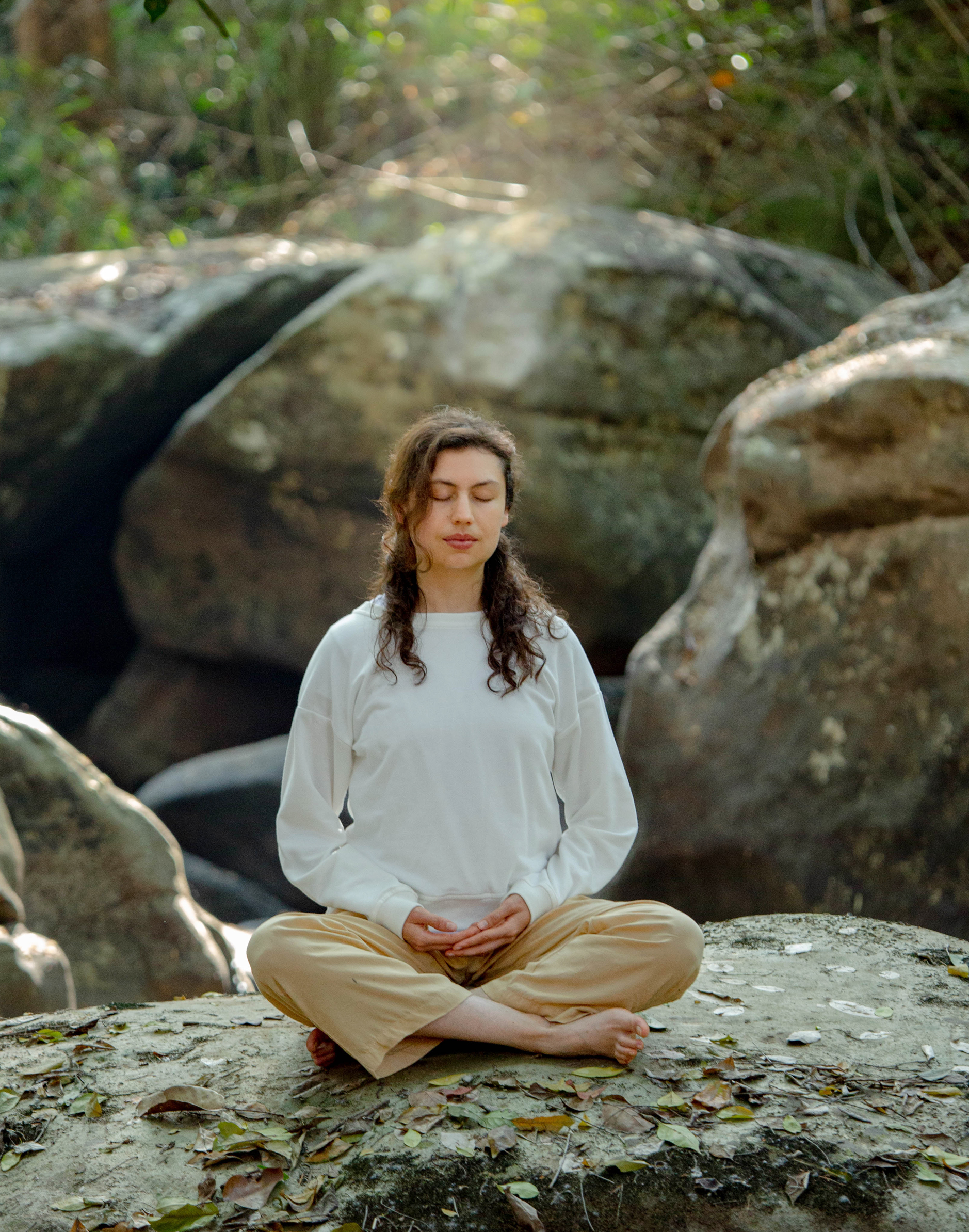 Meditation Teacher and Student